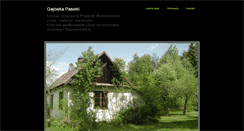 Desktop Screenshot of gajowkapasieki.pl